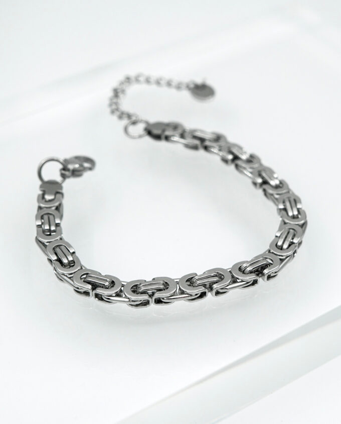 Byzantine Steel Bracelet