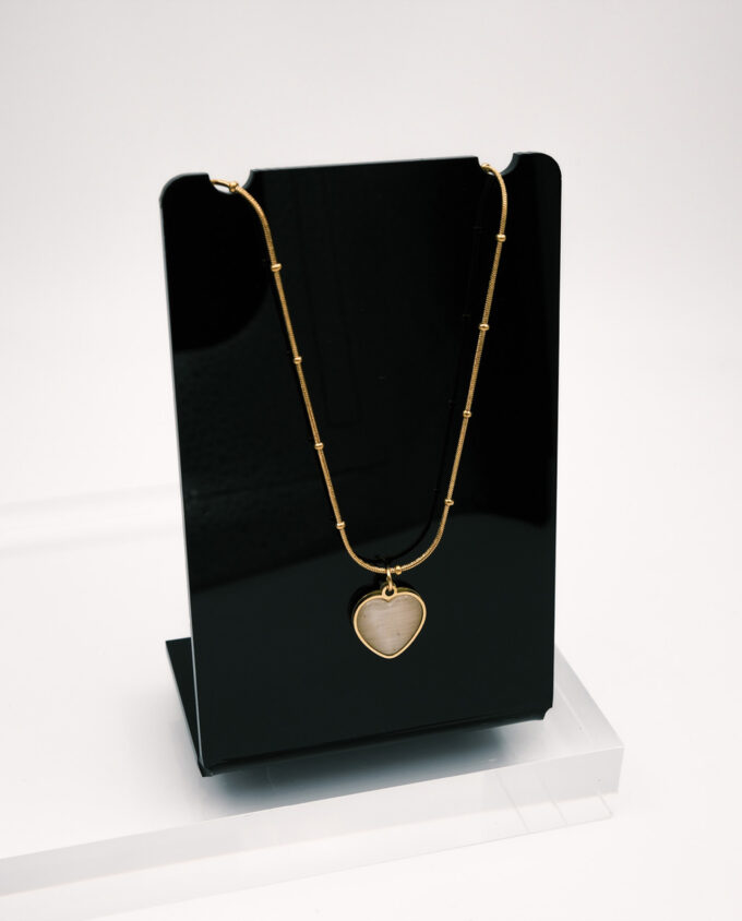 Moonlit Heart Necklace