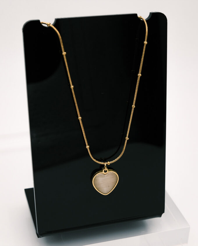Moonlit Heart Necklace