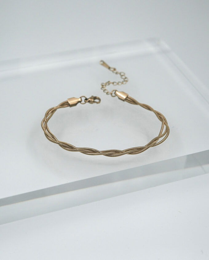 Twisted Gold Bracelet