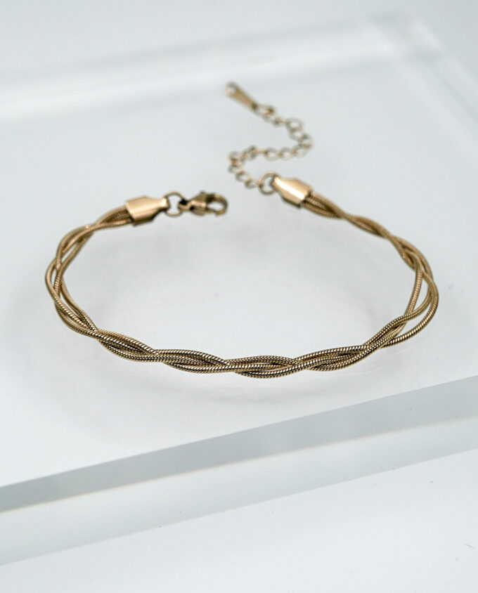 Twisted Gold Bracelet